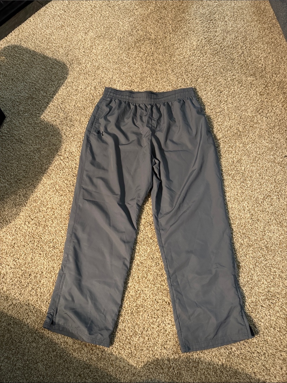 Under Armour Men's Charcoal Gray Athletic Joggers